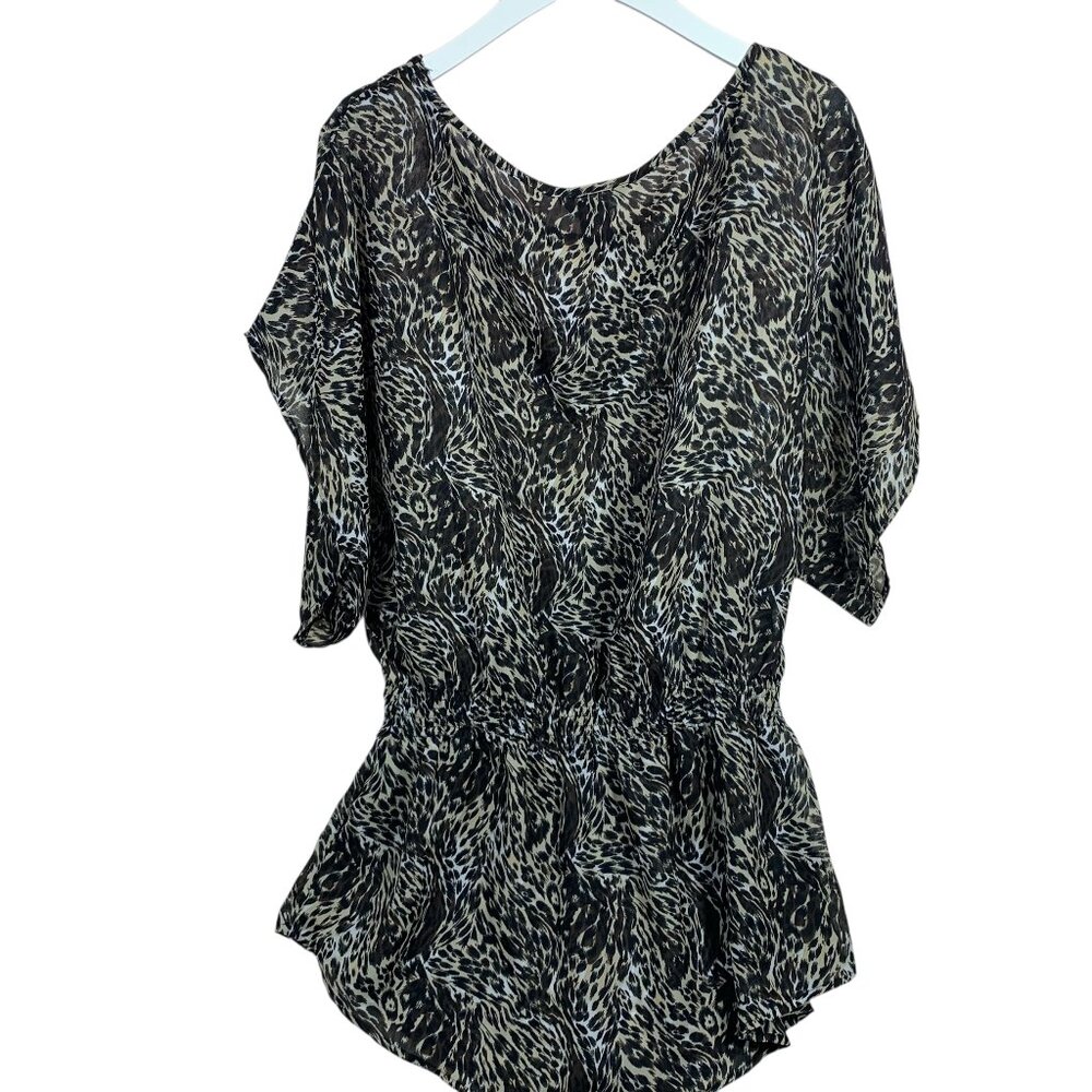 JULES & JAMES boho print loose fitting top  for women size medium